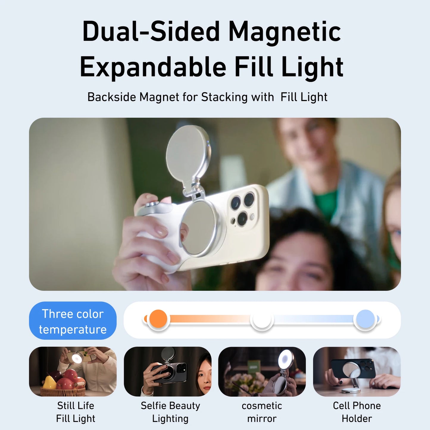 Magnetic Phone Grip & Remote